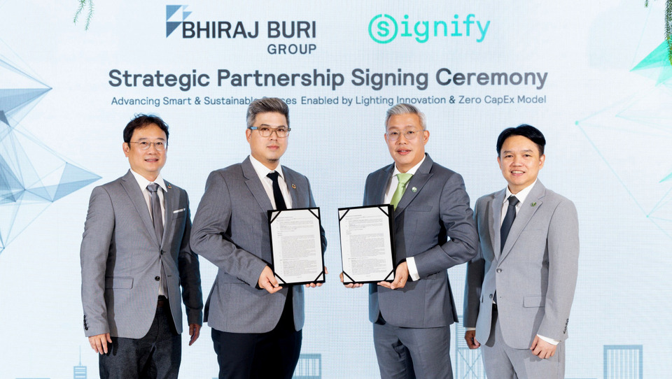 Signify จับมือ BHIRAJ BURI GROUP ดัน Smart Space ขับเคลื่อน ESG -Net Zero ด้วย Lighting Innovation