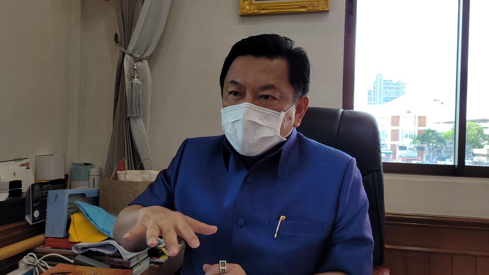 ผู้ว่าฯปากน้ำประกาศใช้ยุทธการขนมครกจำกัดวงการแพร่กระจายเชื้อโควิด