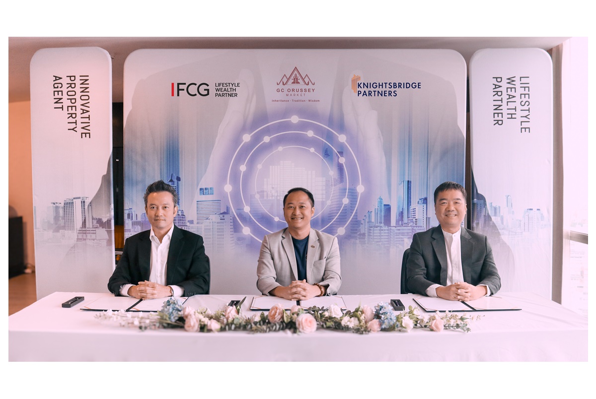 IFCG - GCC และ Knightsbridge Partners ร่วมเซ็นสัญญาแต่งตั้งเป็นตัวแทนหลักโครงการ GC Orussey Market ในกัมพูชา