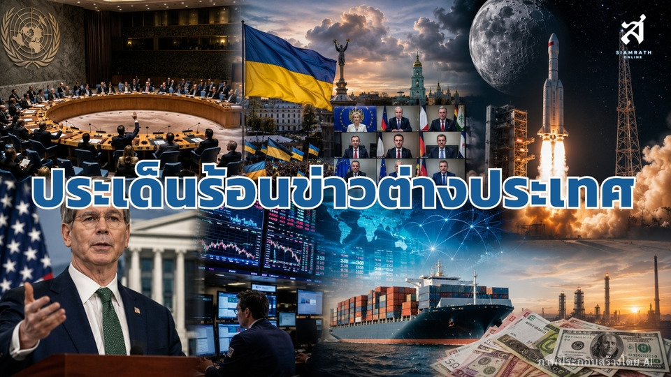 ประเด็นร้อนข่าวต่างประเทศ วันที่ 24 สิงหาคม 2569