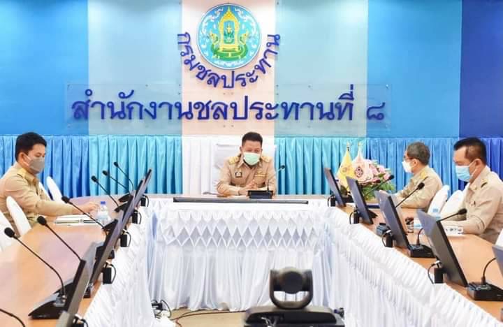 สำนักงานชลประทานที่ 8 เข้าร่วมงานสรุปการบริหารจัดการน้ำฤดูแล้ง เตรียมรับมือฤดูฝน ปี 2565