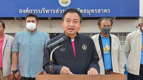 ส.กีฬาฯมหาชัย"ปลื้ม"คว้าชัยฟาดแข้งฟุตบอลกระชับมิตร 2 สมุทร"แชมป์ 3 ปีซ้อน 