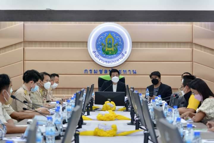  ชป. 3 รับฟังชุมชนกรณีการสร้างเขื่อนท้ายเมืองเพื่อแก้ไขปัญหาตลิ่งพัง