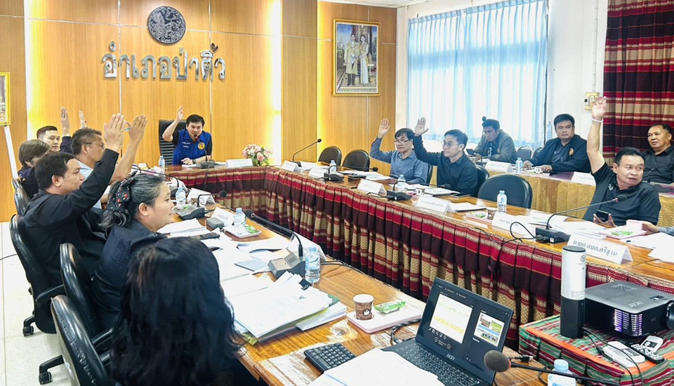ยโสธรประชุม ก.ช.ภ.อ. อนุมัติช่วยเหลือผู้ประสบภัยพายุ “คาจิกิ-หนองฟ้า” เกษตรเสียหายกว่า 15,000 ไร่