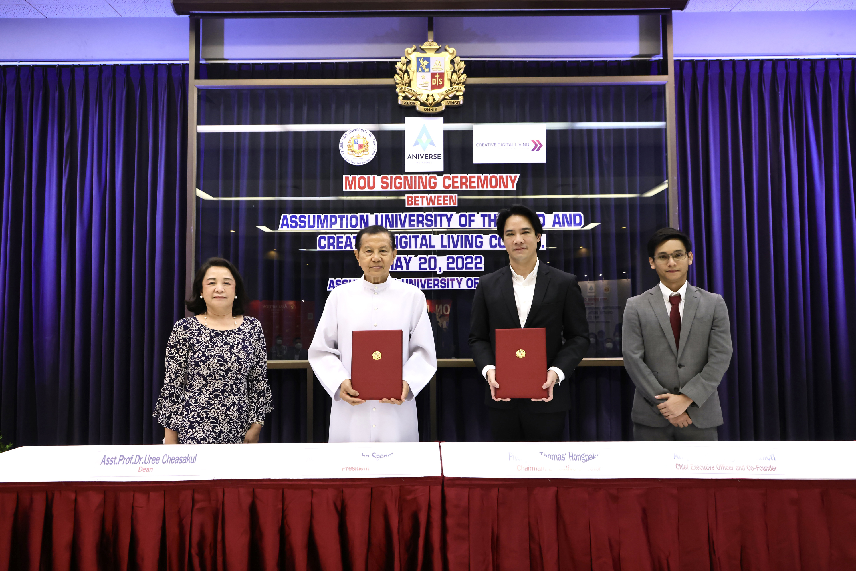 ม.อัสสัมชัญจับมือครีเอทีฟ ดิจิทัล ลิฟวิ่ง จำกัด ลงนามความร่วมมือทางวิชาการ ยกระดับการเรียนการสอนผ่านแพลตฟอร์มเมตาเวิร์ส