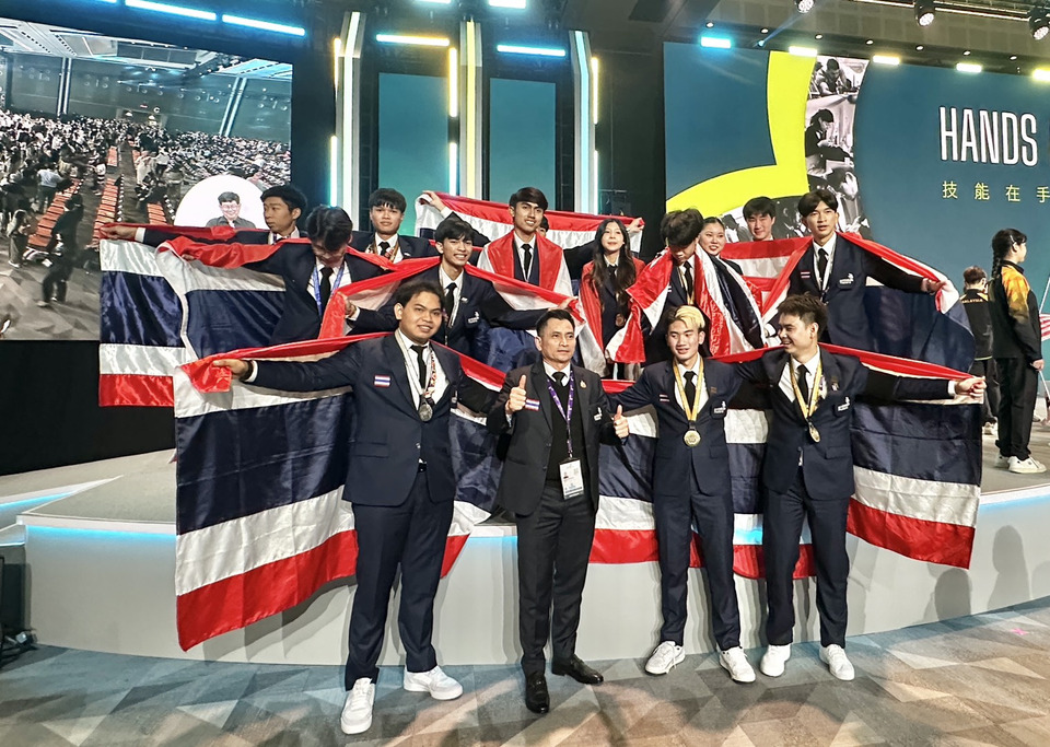 เฮลั่นไทเป! เยาวชนไทยคว้า 3 ทอง WorldSkills Asia 2025 คว้ารวม 12 เหรียญ–ซิวรางวัลยอดเยี่ยม Web Tech