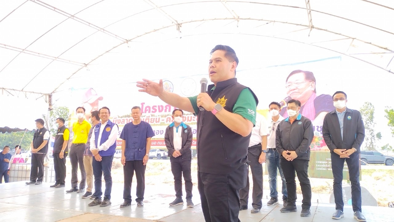 สุพรรณบุรีเปิดโครงการ “เปิดน้ำบึงลาดน้ำเตียนคลองมะขามเฒ่าอู่ทอง”