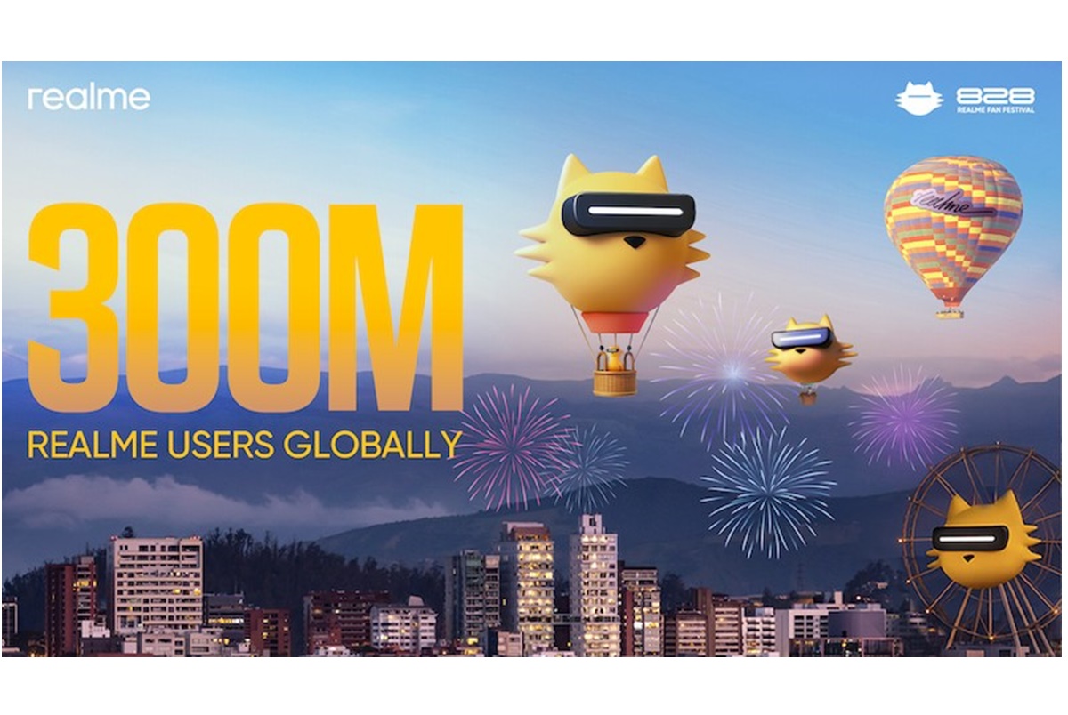 7 ปีแห่งความสำเร็จ! realme เดินเกมแกร่ง ด้วยยอดผู้ใช้งานทั่วโลกเกิน 300 ล้านราย