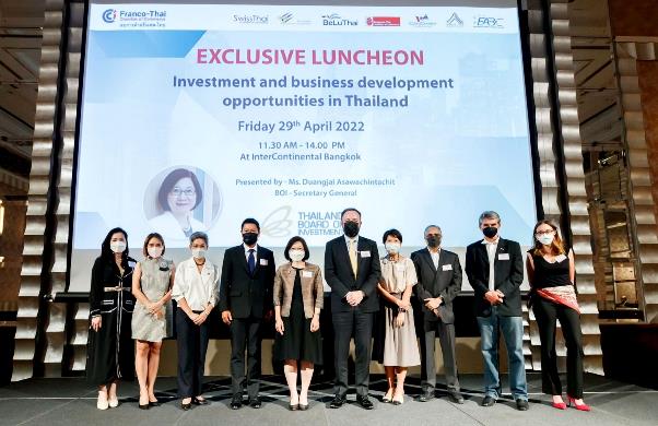 "บีโอไอ" ร่วมเสวนามาตรการส่งเสริมการลงทุนกับหอการค้าฝรั่งเศส-ไทย
