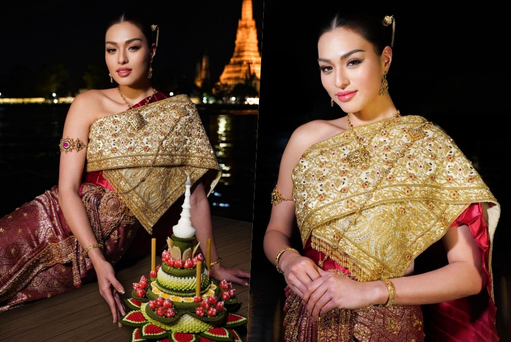 สวยปังมาก 'แอนชิลี' กับธีมนางนพมาศ
