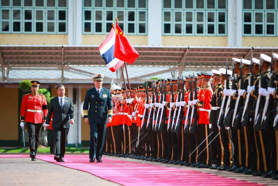 "บิ๊กดุลย์" ต้อนรับ รมว.กลาโหมจีน เยือนไทย เดินหน้าสานต่อหุ้นส่วนยุทธศาสตร์รอบด้าน เสริมความร่วมมือความมั่นคง