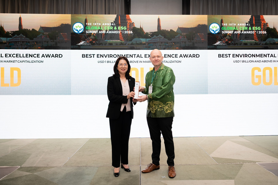ซีพีเอฟ คว้า 2 รางวัล  จากเวที Global CSR & ESG Summit & Awards 2026     