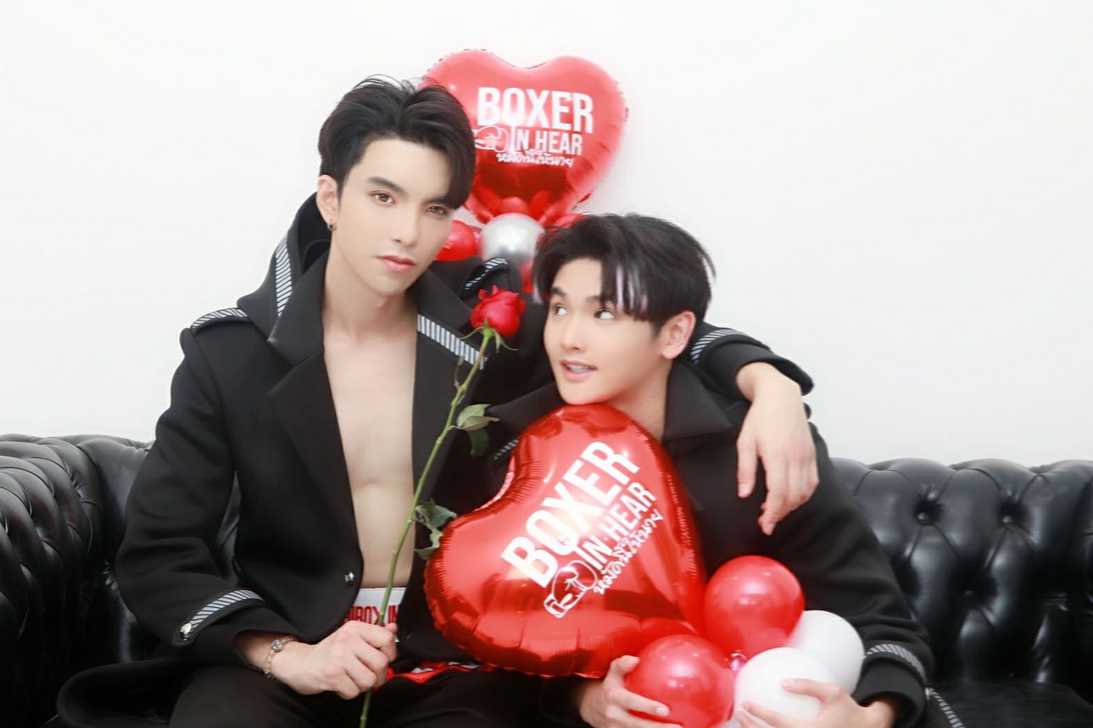 เตรียมชิปกันเลยจ้า! เปิดภาพคู่รักวาเลนไทน์ “ไทเกอร์-จูเนียร์” นำทีม “Boxer in heart หมัดนี้ให้นาย”