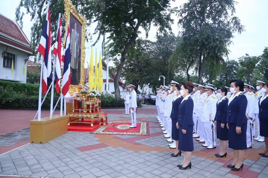 กองทัพเรือจัดพิธีบำเพ็ญพระราชกุศลในหลวง ร.9