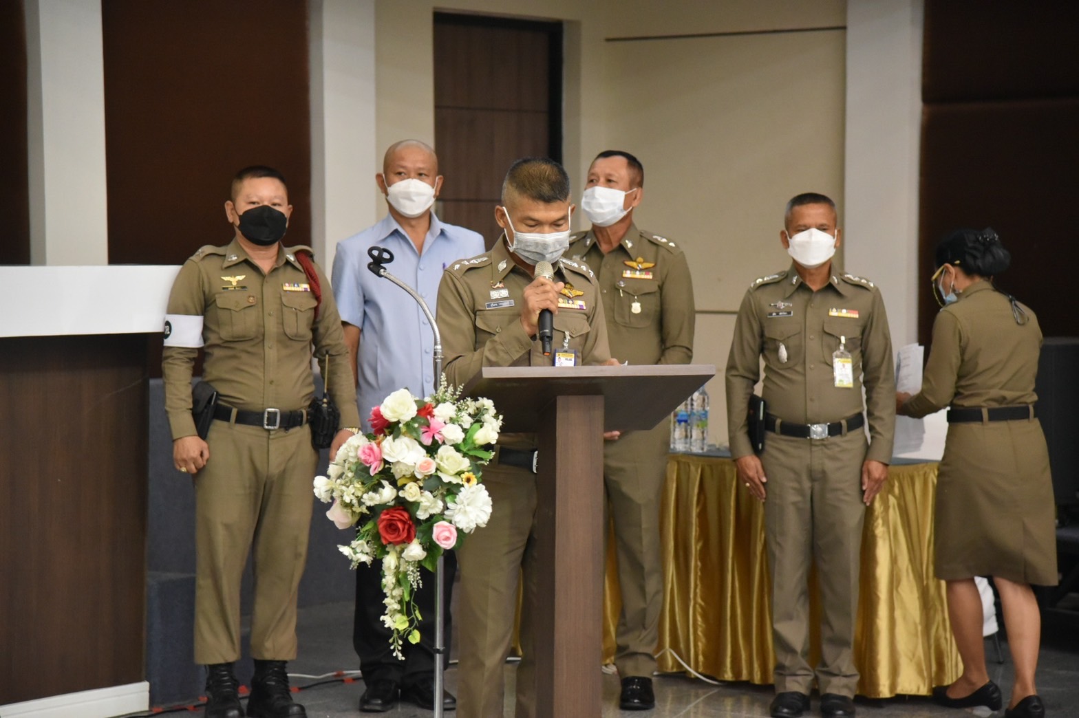 ตำรวจ สภ.เมืองร้อยเอ็ด ฝึกอบรมโครงการบริหารจัดการแบบบูรณาการ กรณีผู้มีอาการทางจิต จากการเสพยาเสพติด