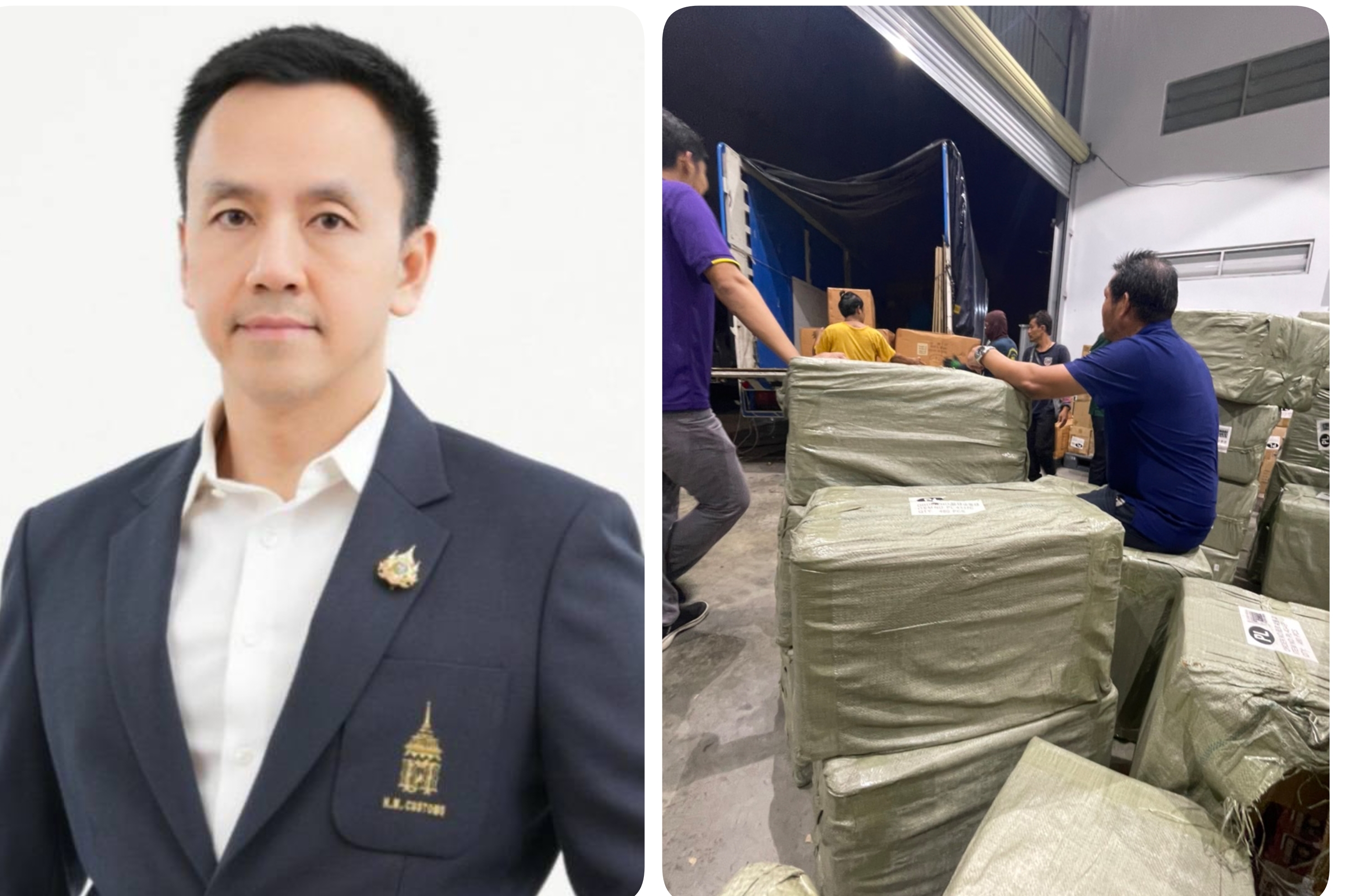 ศุลกากรบุกค้นโกดังพบของผิดกฎหมายไม่มี มอก.และ อย.นับล้านชิ้นมูล ค่ากว่า 27.5 ล้านบาท