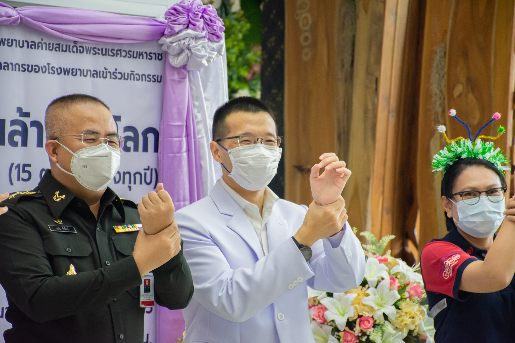 รพ.ค่ายสมเด็จพระนเรศวรมหาราชจัดกิจกรรมวันล้างมือโลก 