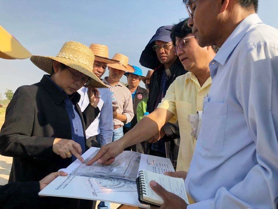 อธิบดี พด. ติดตามพัฒนาที่ดินบ้านเกริ่นกระถิน ฟื้นฟูดิน ใช้ประโยชน์อย่างยั่งยืน