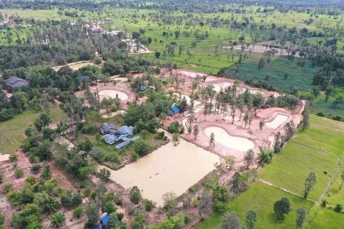 เที่ยววัฒนธรรมเชิงนิเวศเกษตร “โคก หนอง นา” วัดป่าศรีแสงธรรม จ.อุบลฯ 