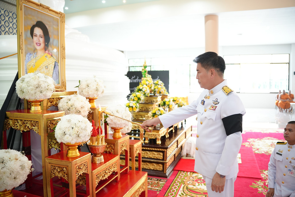 พังงา จัดพิธีบำเพ็ญกุศล สวดพระพุทธมนต์ อุทิศถวายเป็นพระราชกุศล แด่สมเด็จพระพันปีหลวง 