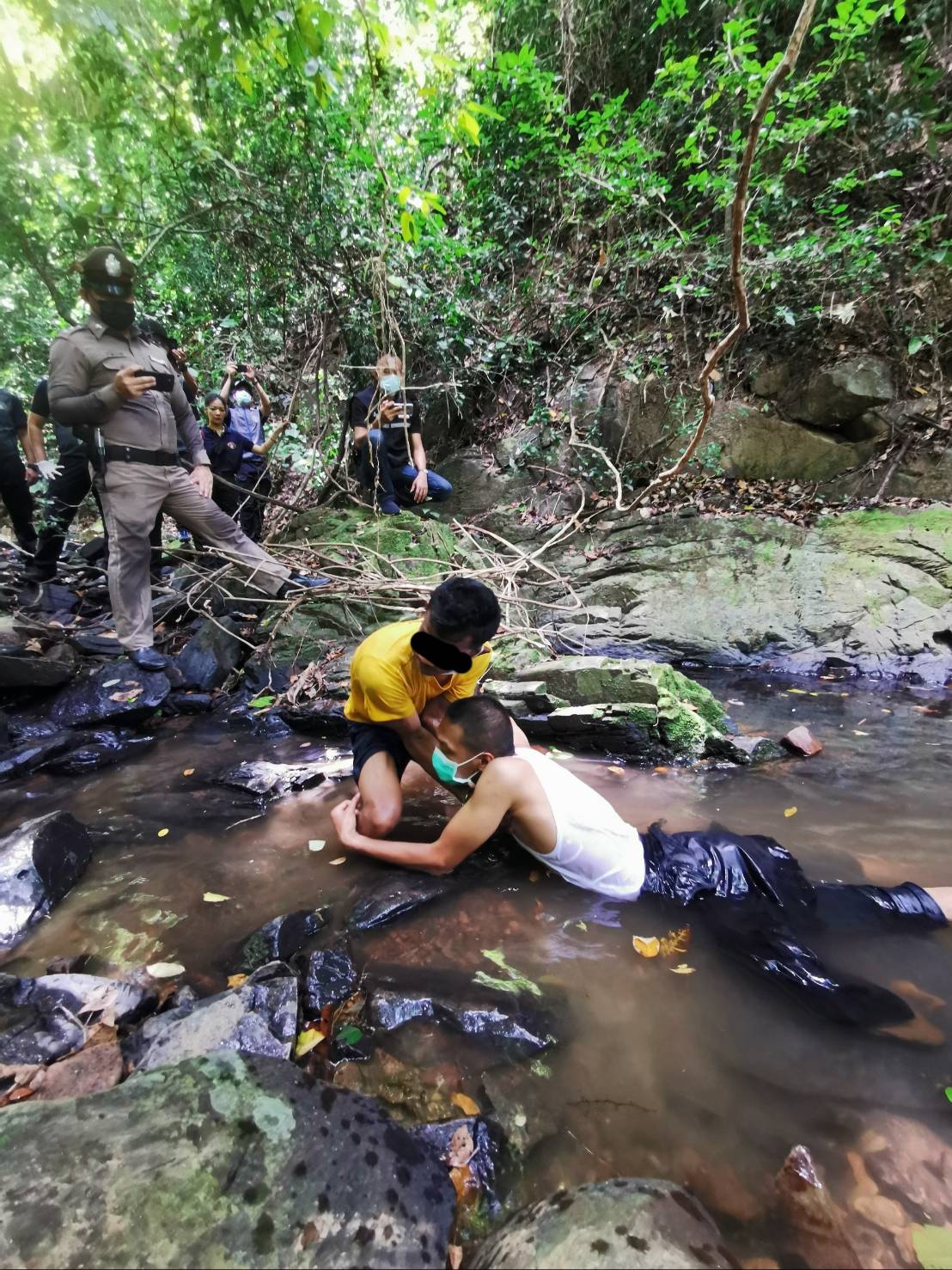 ผบ.ตร.คุมตัว"ธีรวัฒน์"ฆ่านักท่องเที่ยวทำแผนประกอบคำรับสารภาพ
