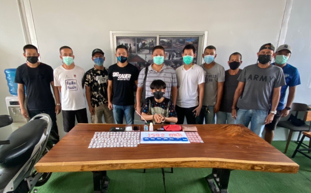 ตำรวจภูเก็ตรวบผู้ต้องหา ยึดยาบ้า กว่า 1,500 เม็ด
