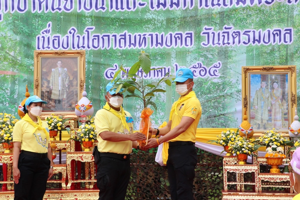 ร้อยเอ็ด จัดกิจกรรมจิตอาสาปลูกป่าต้นยางนา เฉลิมพระเกียรติฯ ถวายพ่อ 10,999 ต้น
