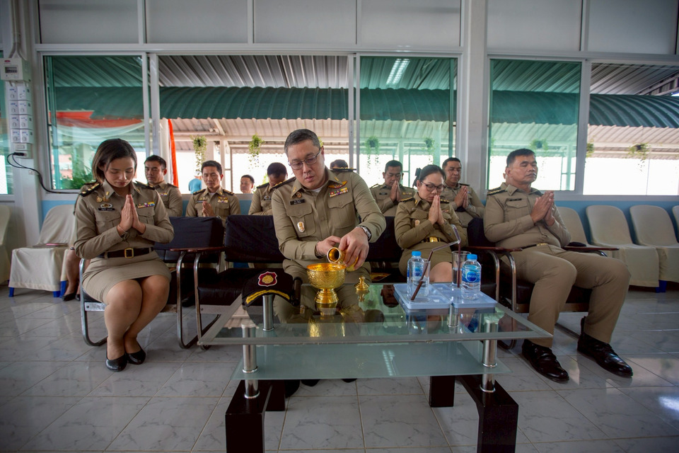 “เรือนจำกลางนครปฐม” จัดพิธีเจริญพระพุทธมนต์–สมาธิภาวนา ถวายพระพร “เจ้าฟ้าพัชรกิติยาภาฯ”