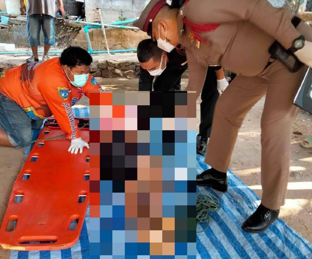 "หนุ่มไทรโยค" แขวนคอลาโลกหนีผิดหลังก่อเหตุทำร้ายแม่ลูกเมียนมาปางตาย 