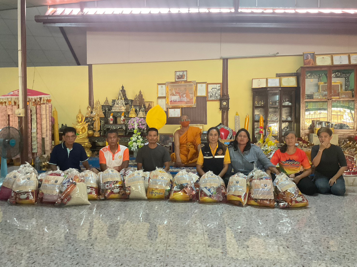 ศูนย์ช่วยเหลือสังคมวัดพัฒนาร่วมกับอพม.ตำบลบ้านพรานจัดกิจกรรมโครงการถนนสายวัฒนธรรมตำบลบ้านพราน  