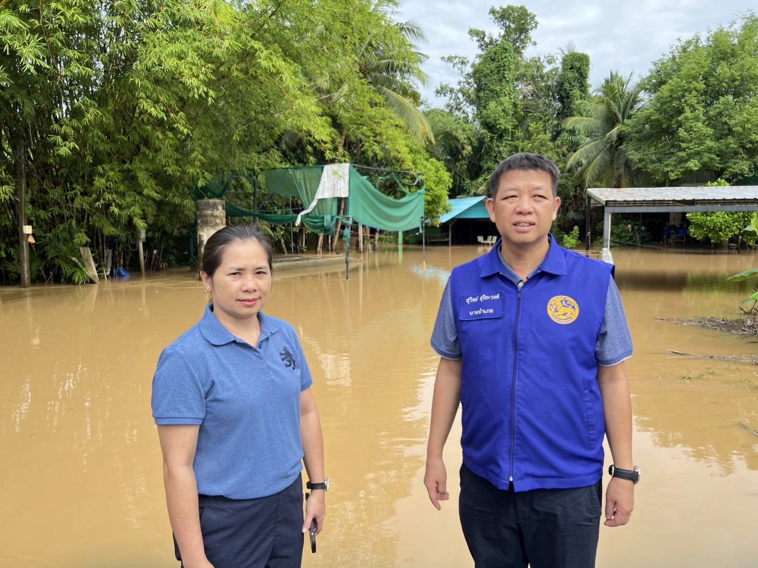 นายอำเภอเมืองกระบี่ สั่งเฝ้าระวังน้ำป่า และมวลน้ำจากเทือกเขาพนมเบญจา 