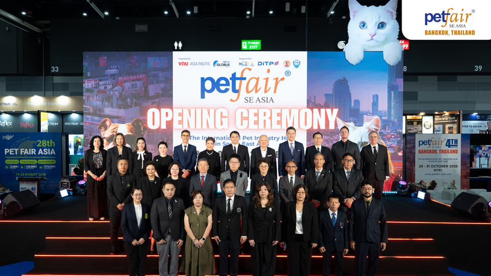 เปิดฉากแล้ว! งาน Pet Fair Southeast Asia 2025 ครั้งที่ 4 รวมผู้แสดงสินค้ากว่า 450 รายจากกว่า 35 ประเทศ