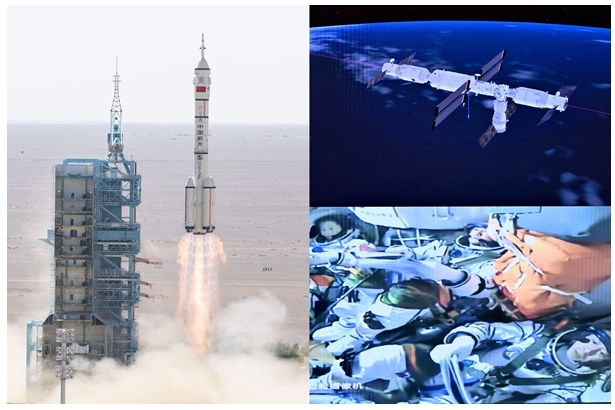 ความสำเร็จการปล่อยยานอวกาศพร้อมมนุษย์เสินโจว-14 ขับเคลื่อนการขยายพื้นที่ "บ้านอวกาศ" ของจีน