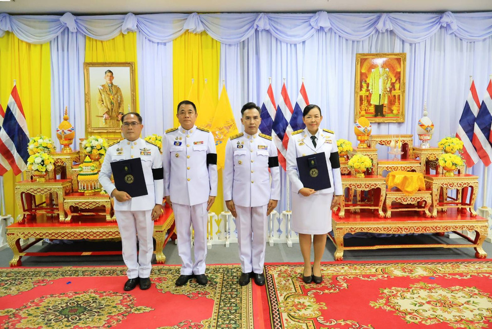 ลพบุรี มอบเครื่องหมาย “รักษาดินแดนยิ่งชีพ” เชิดชู 2 นายกองตรี ผู้ทำคุณประโยชน์ต่อชาติ 
