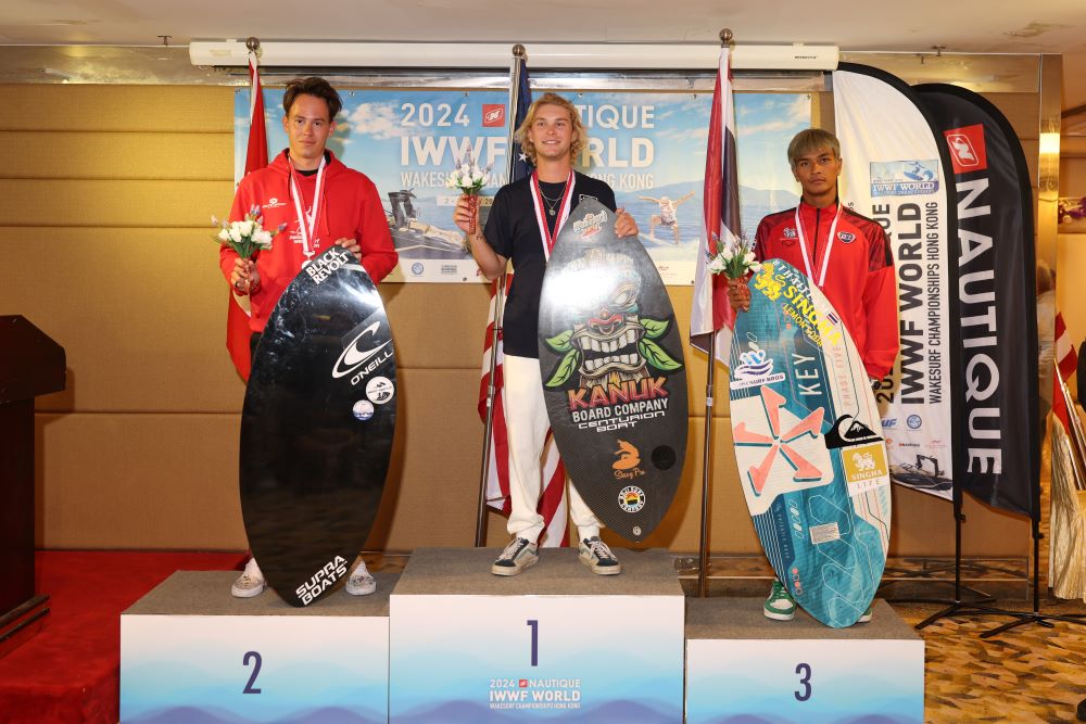 2 นักกีฬาเอ็กซ์ตรีมไทย คว้าที่ 3 ศึกชิงแชมป์โลก “2024 IWWF World Wakesurf Championships” ที่ประเทศฮ่องกง