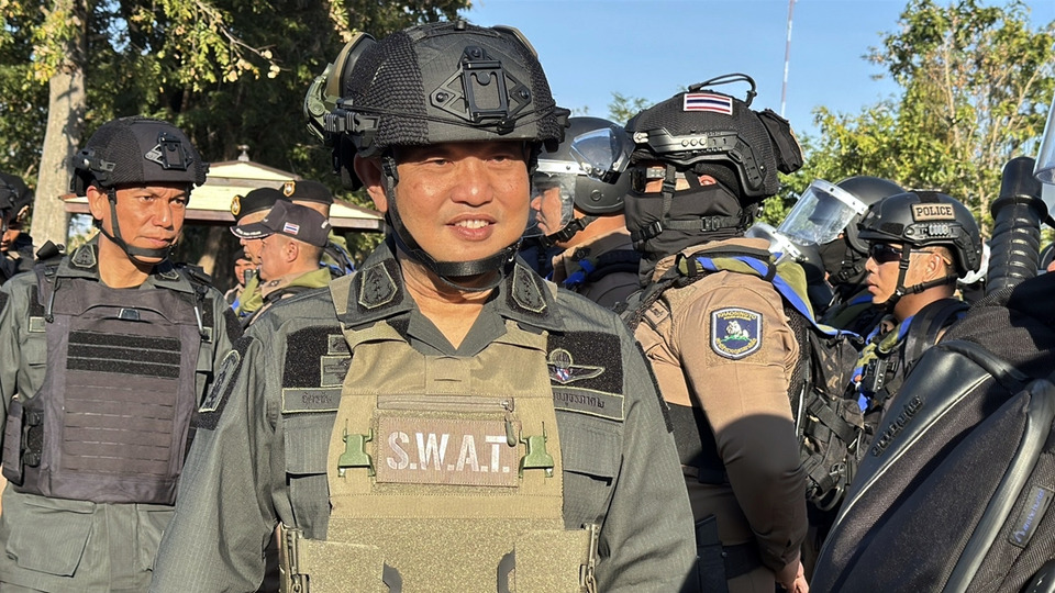 ผบช.ภ.2 ลุยชายแดนสระแก้ว สั่งเข้มกำลังสกัดเหตุปะทะไทย–กัมพูชา ดูแลความปลอดภัยประชาชน