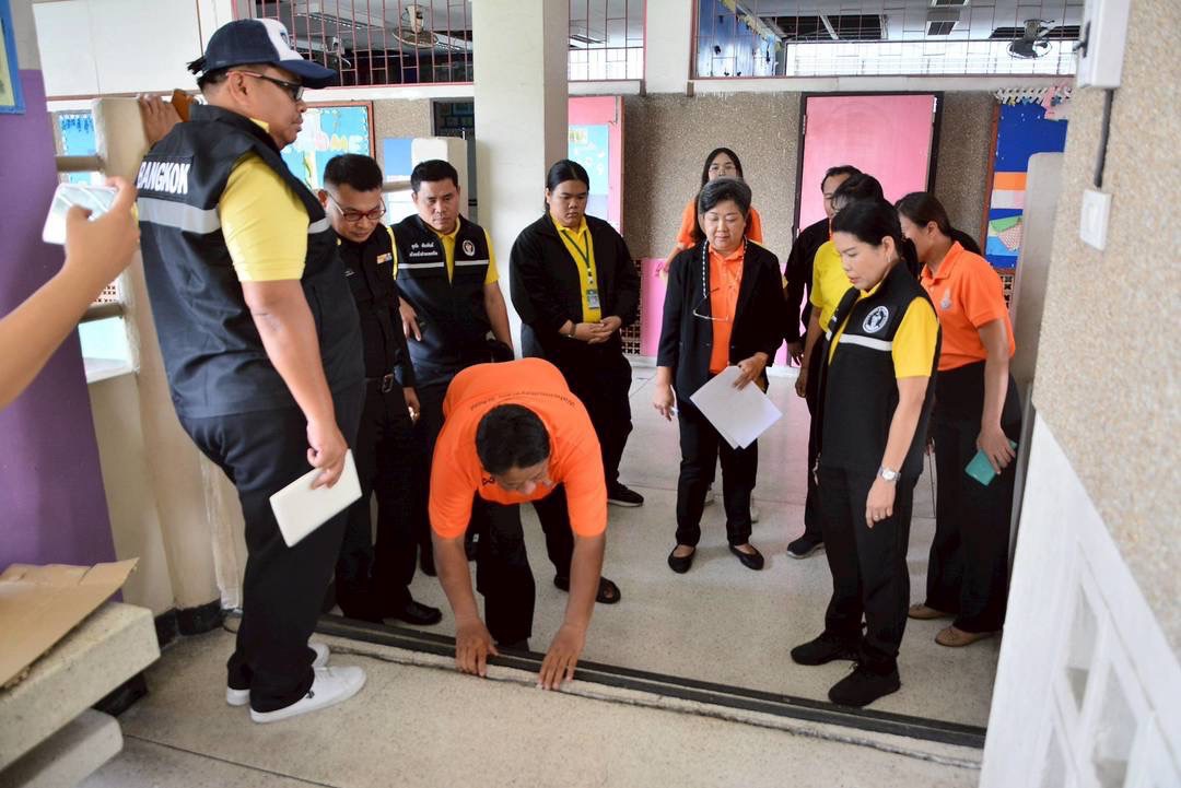 วิศวกรตรวจ 70 โรงเรียน กทม.กระทบแผ่นดินไหวเล็กน้อย ยืนยันอาคารปลอดภัย 100%