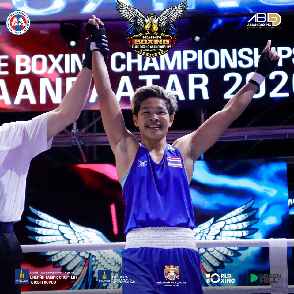 "ปุณณ์รวีร์" ต้อนทาจิกิสถานทะลุชิงทอง ศึกมวยสากลชิงแชมป์เอเชียที่มองโกเลีย