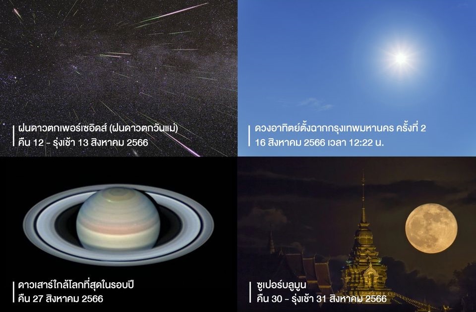 จับตา 4 ปรากฏการณ์ดาราศาสตร์น่าติดตามตลอดเดือนสิงหาฯ