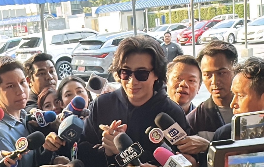 "หนุ่ม กรรชัย" เข้าให้ปากคำ คดีถูกแอบอ้างชื่อเรียกรับเงิน "บอสดิไอคอน"