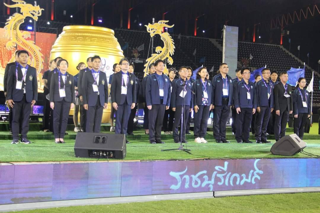 ปิดการแข่งขันกีฬาเยาวชน ราชบุรีเกมส์ ครั้งที่ 39 ส่งต่อให้ จ.ชลบุรี ฉลามเยาวชนเกมส์ ครั้งที่ 40