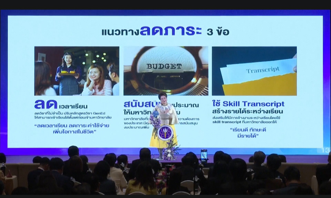 “ศุภมาส” ประกาศเดินหน้าปฏิรูปอุดมศึกษา “2 ลด 2 เพิ่ม” สร้างการศึกษาอนาคตประเทศ