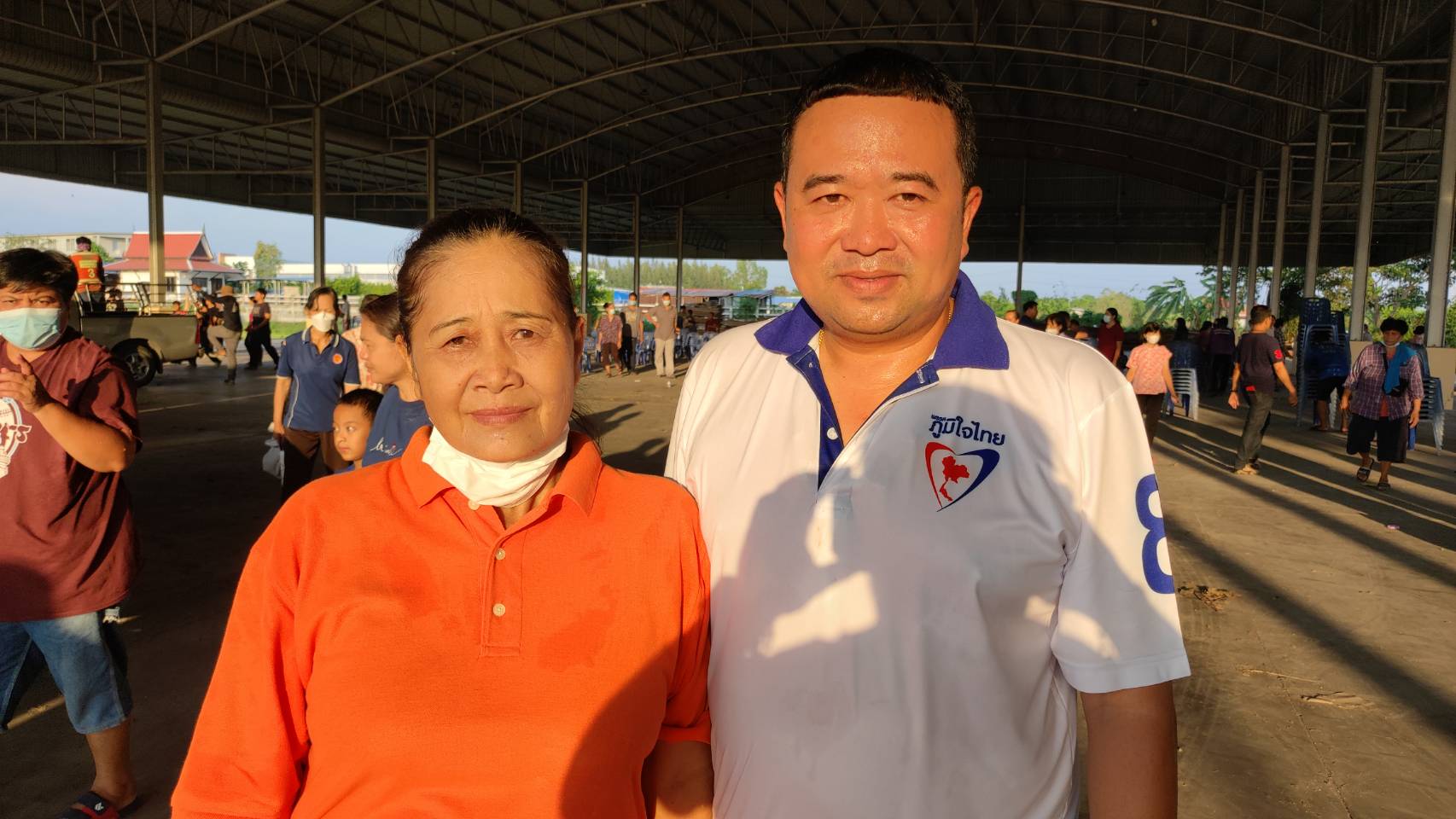"นพพร ขาวขำ"ปราศรัยขอโอกาสให้ลูกหลานลาดหลุมแก้วได้เข้าไปทำงานการเมือง
