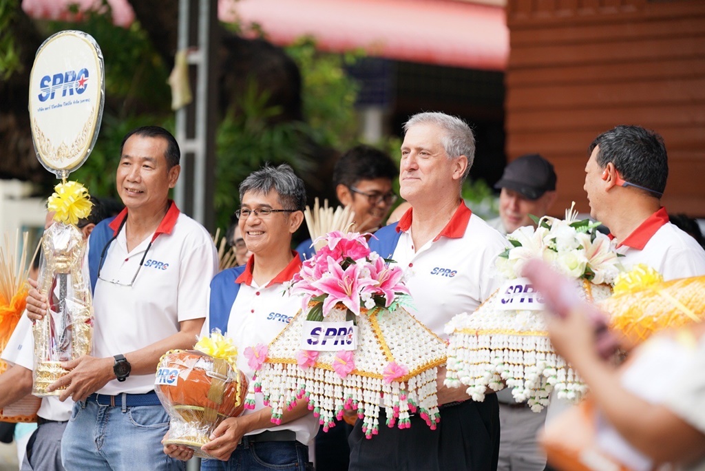 SPRC จัดพิธีทอดกฐินสามัคคี ณ วัดช้างชนศิริราษฏร์บำรุง ยอดบริจาคกว่า 1.17 ล้าน