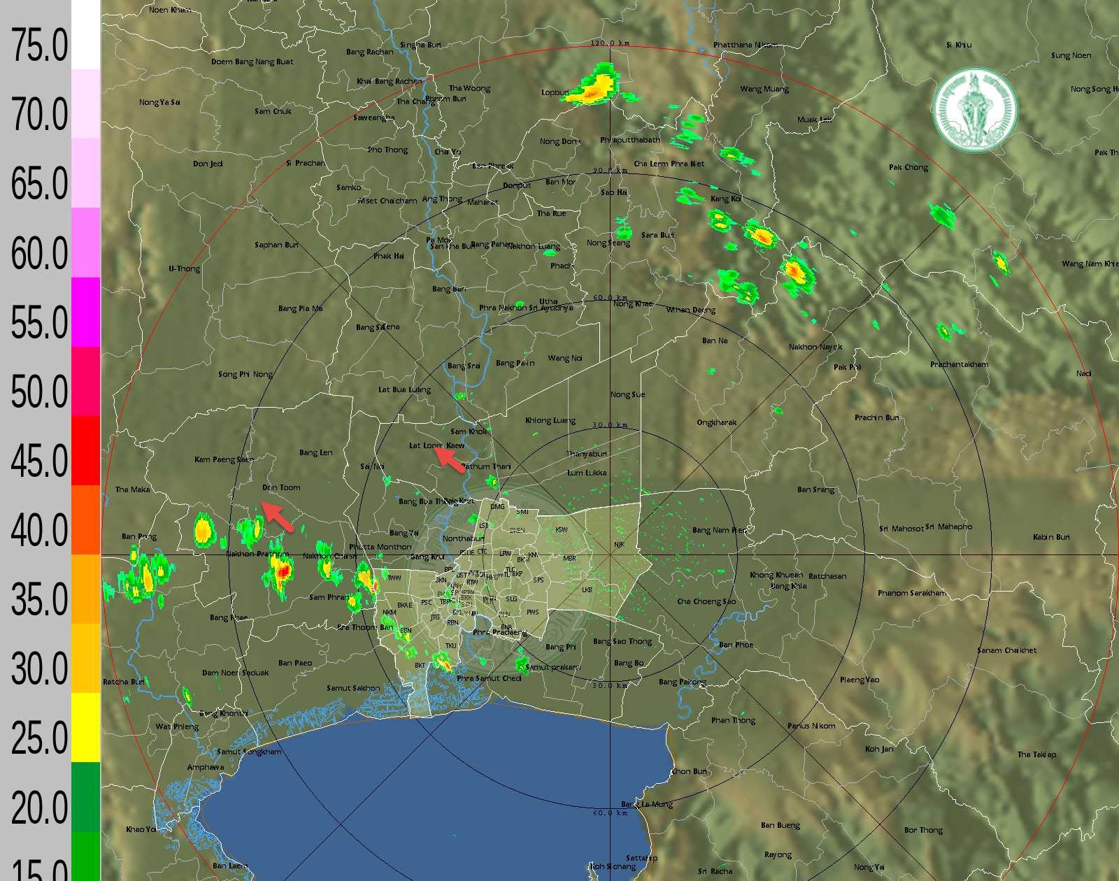 ฝนมาแล้ว! ตกเล็กน้อยกระจายในเขตหนองแขม-บางบอน-บางขุนเทียน-ทุ่งครุ 