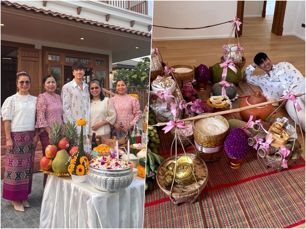 ถือฤกษ์ดีวันพระใหญ่ "ณเดชน์" ทำพิธีบุญขึ้นบ้านใหม่ ตามประเพณีอีสาน