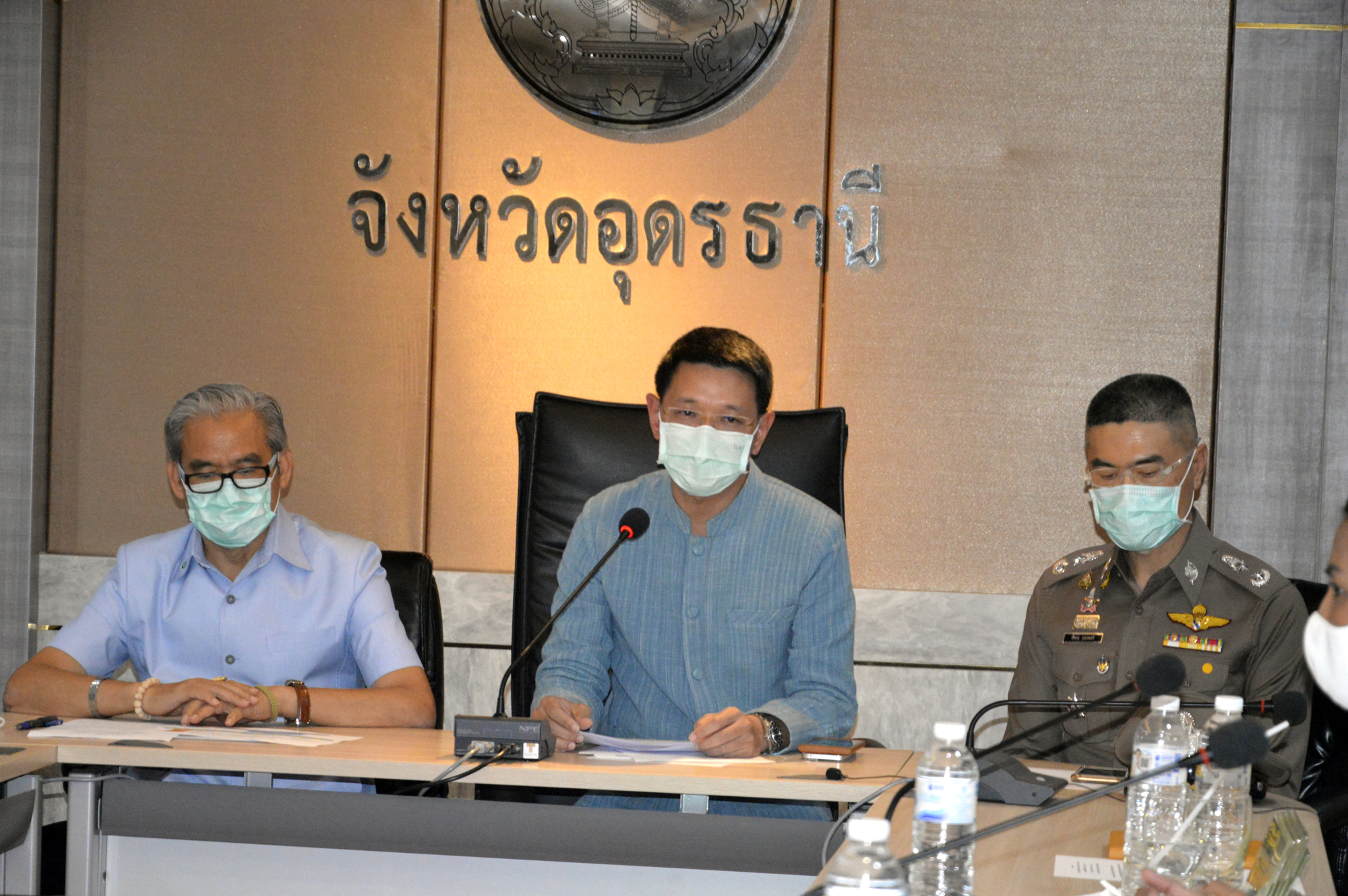 ย้ำอุดรธานียังไม่ปิดเมือง รร. 8 แห่งหยุดเรียน ป้องกันโควิด 