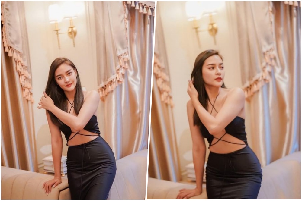 'ปุ๊กลุก ฝนทิพย์' เซ็กซี่เกินต้าน ในเดรสยาวผ่ากลางอก