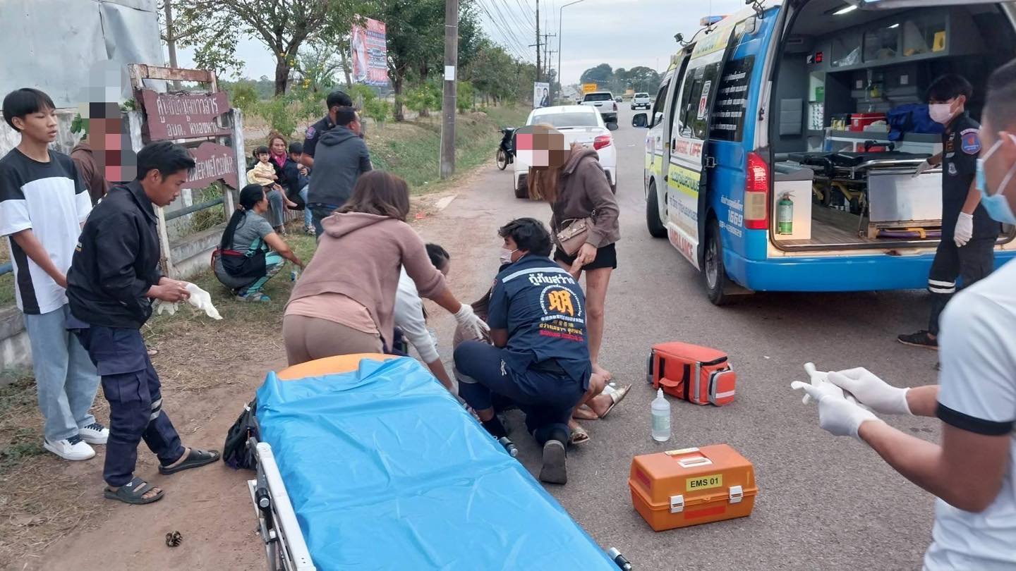 หน้าอบต.จุดตรวจปีใหม่ก็ไม่เว้น​ หวิดตายหมู่ ชนสนั่น! เจ็บ 8 สาหัส 2