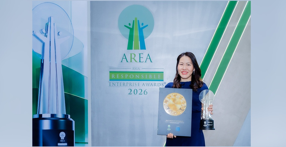 ไทยประกันชีวิต คว้ารางวัลด้านความยั่งยืนระดับภูมิภาค Asia Responsible Enterprise Awards (AREA) 2026  